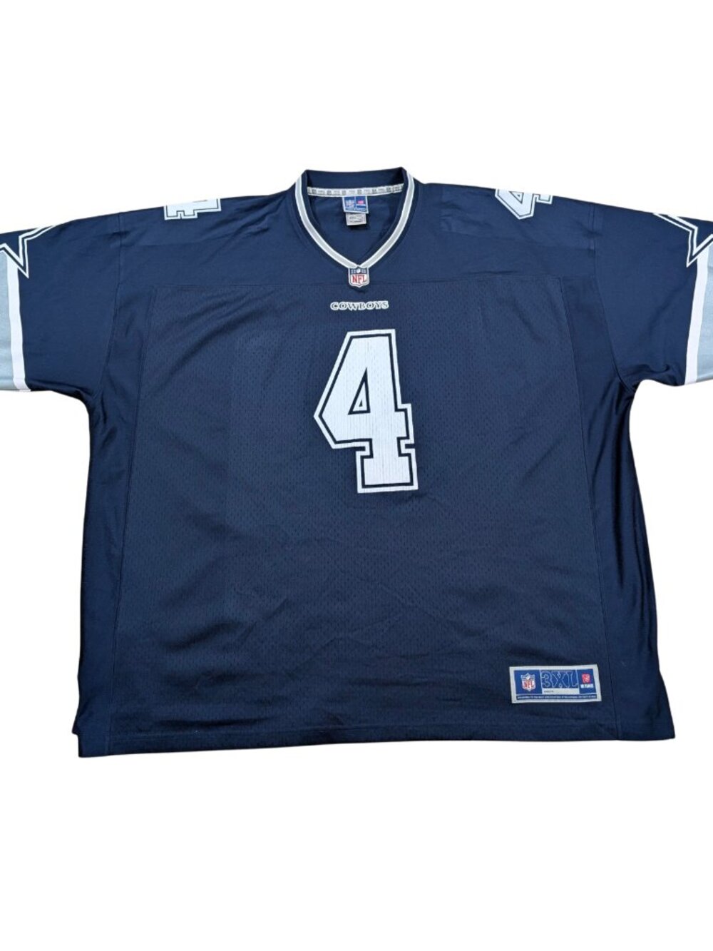NFL Pro Line Dak Prescott Dallas Cowboys Jersey 3XL Navy Blue #4